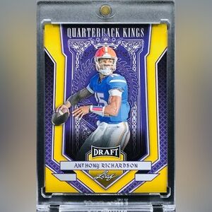 Anthony Richardson RC - 2023 Leaf Draft Gold #88